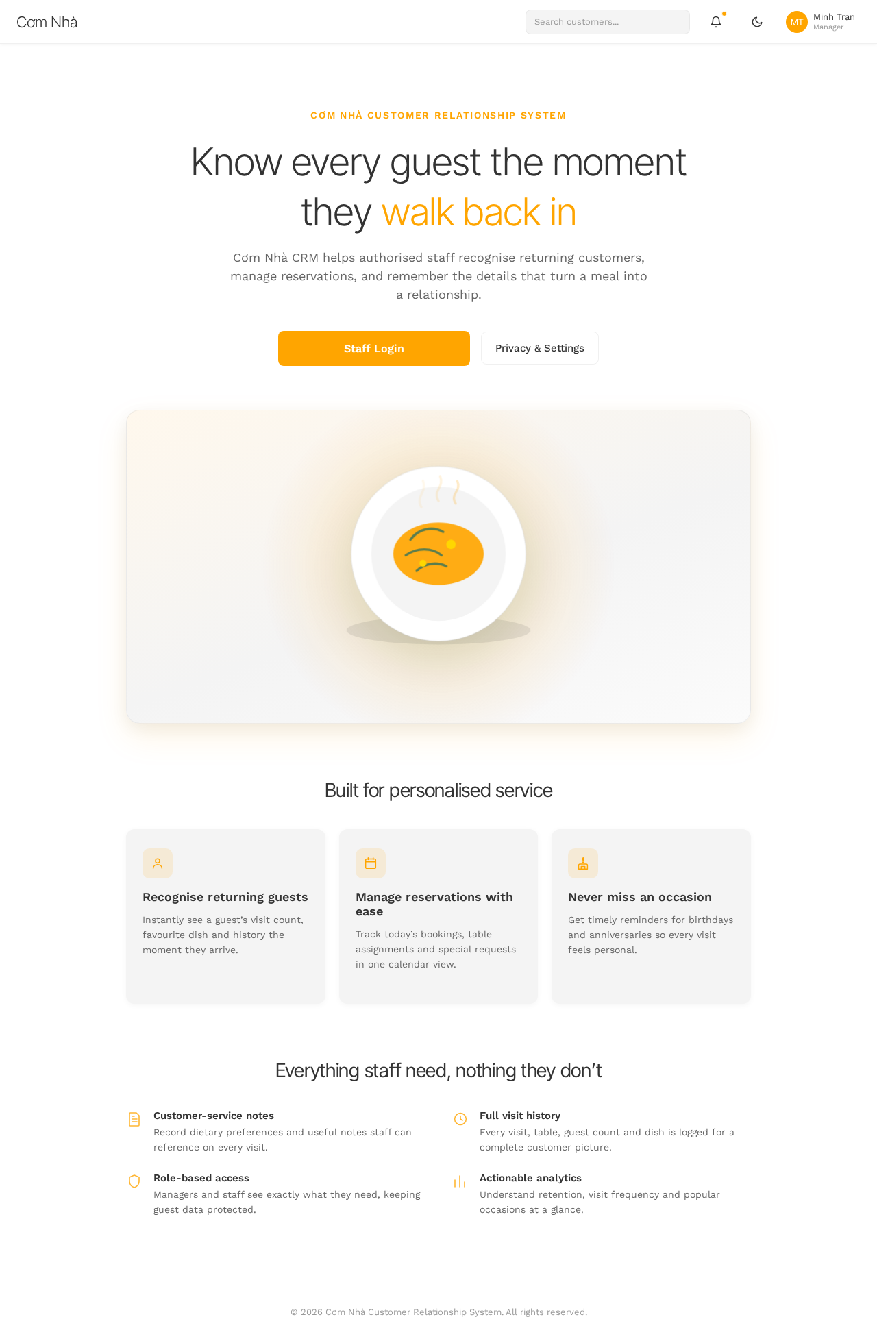 Landing design preview