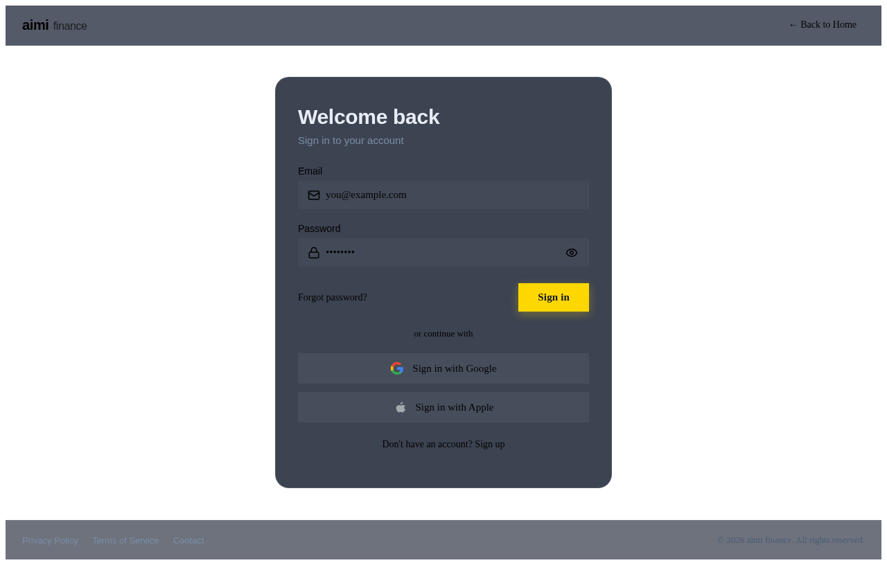 Login design preview