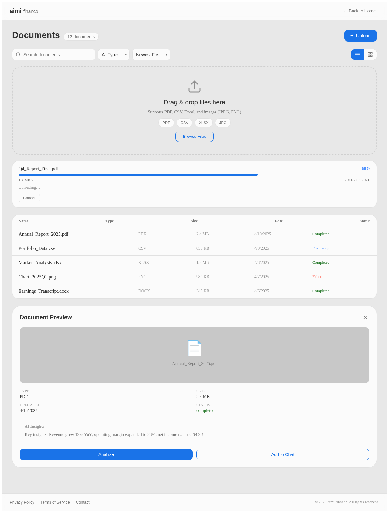 Documents design preview