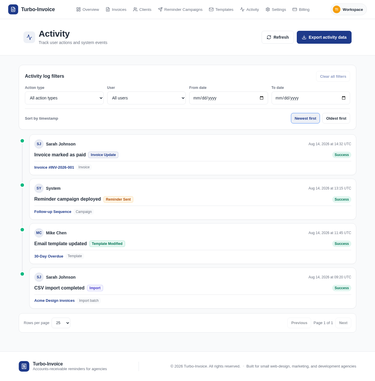 Activity design preview