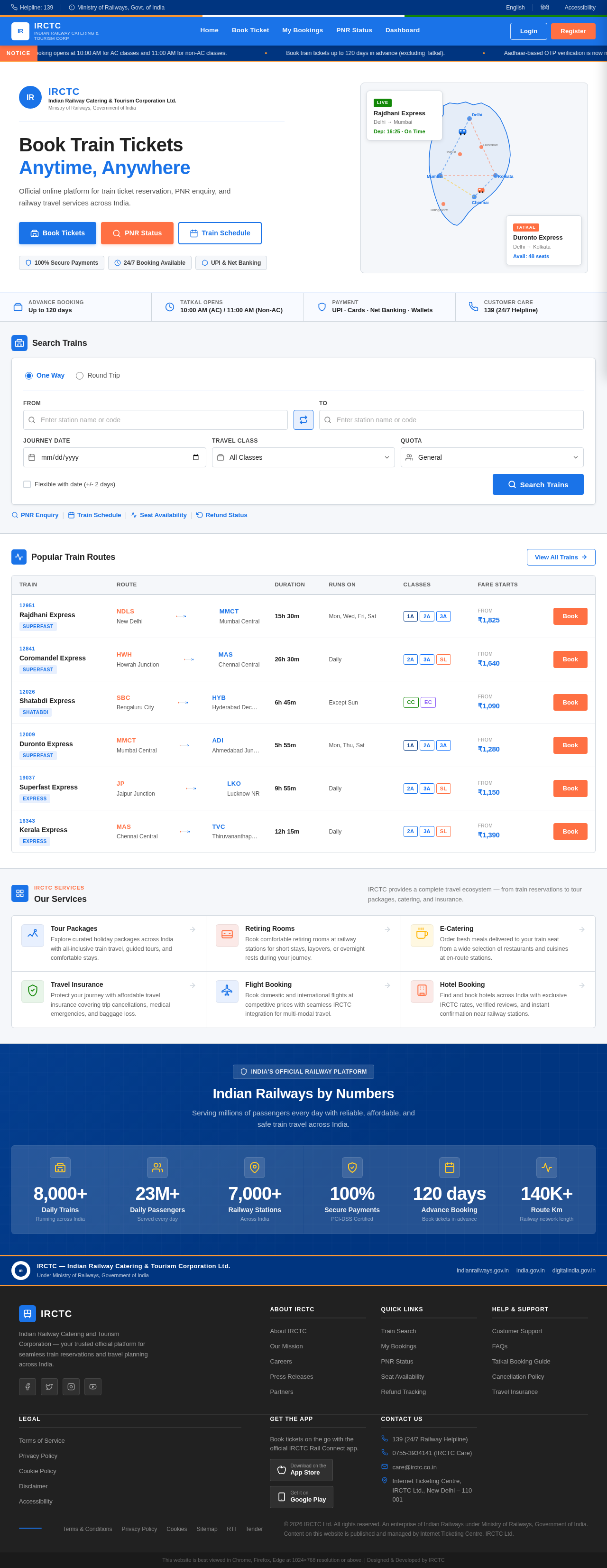 Homepage design preview
