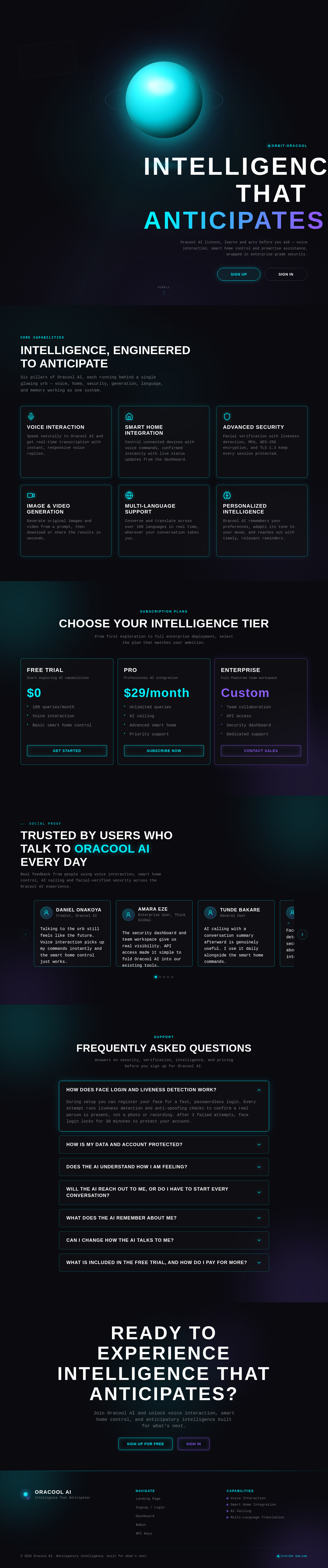 Landing Page design preview