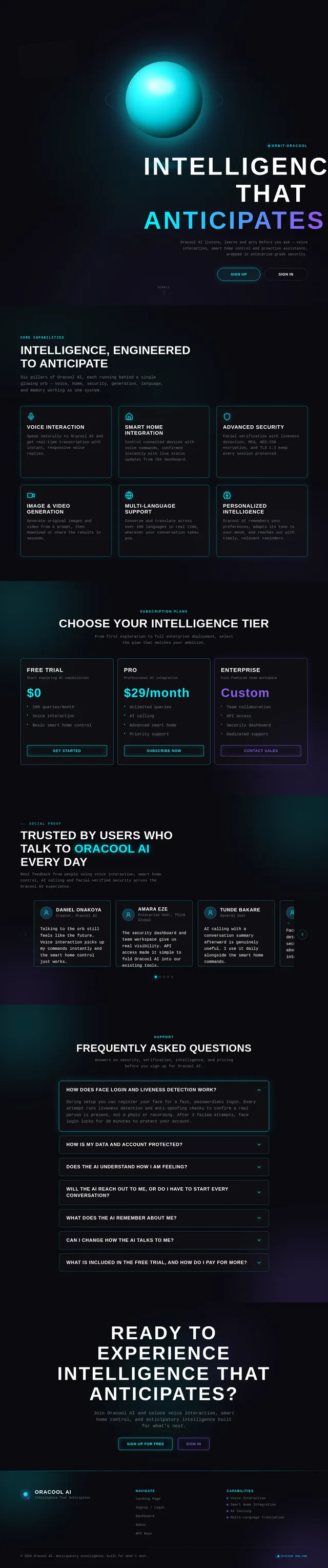 Landing Page