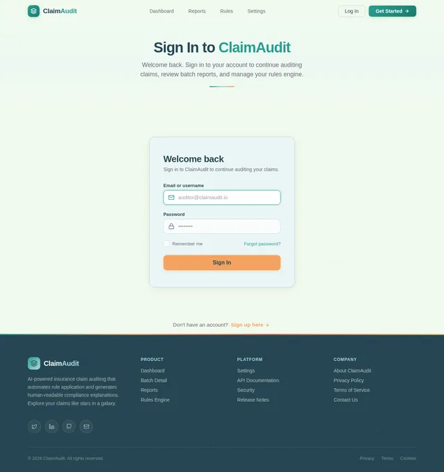Login