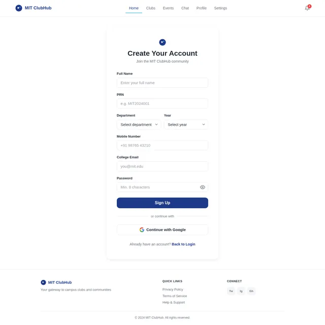 Registration