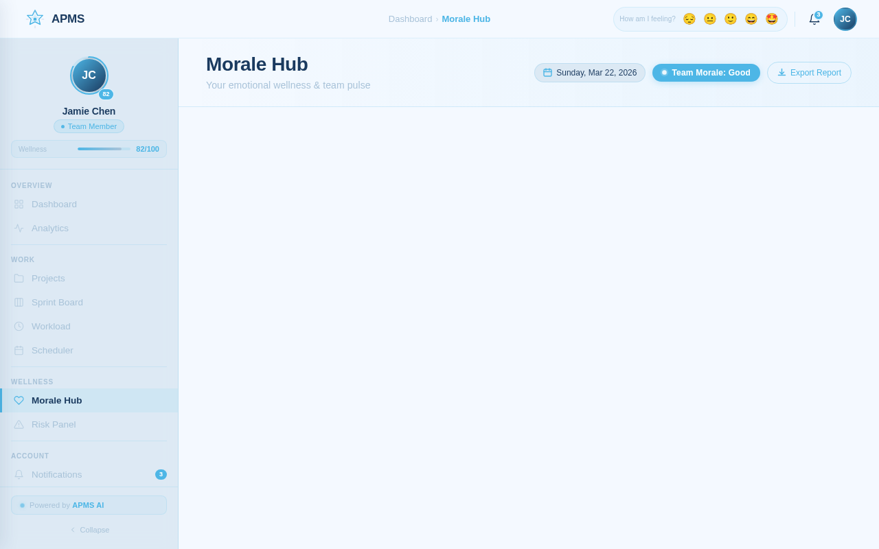 Morale Hub design preview
