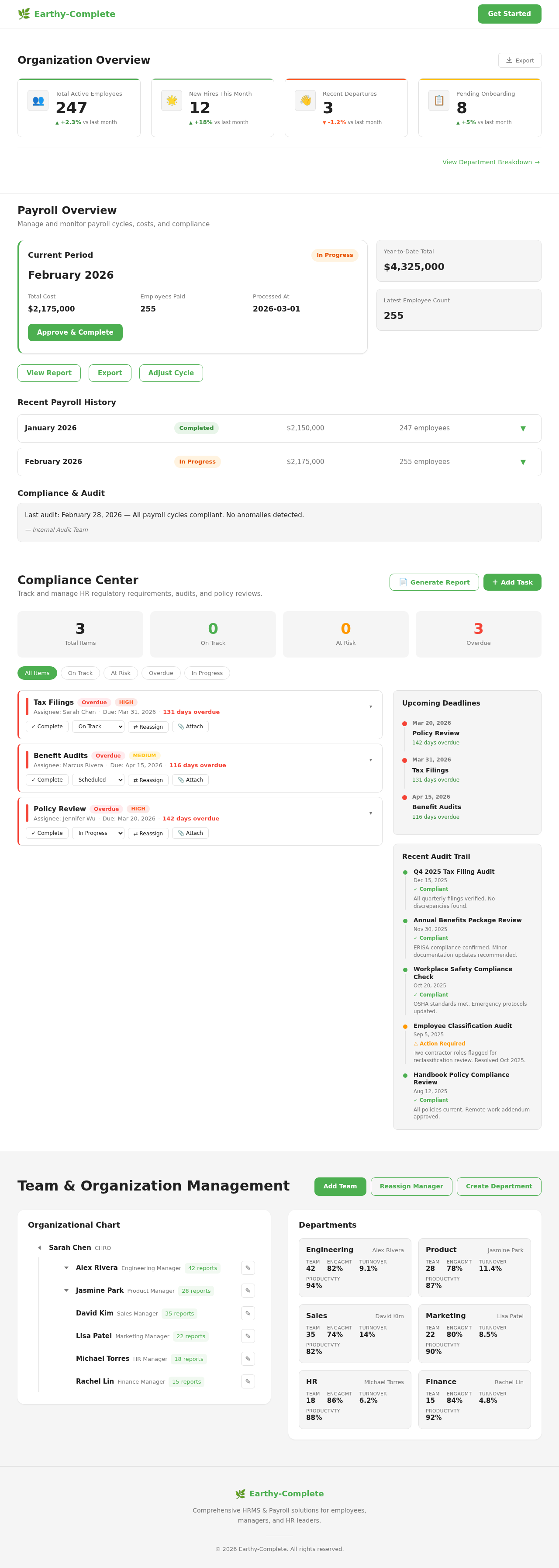 CHRO Dashboard design preview