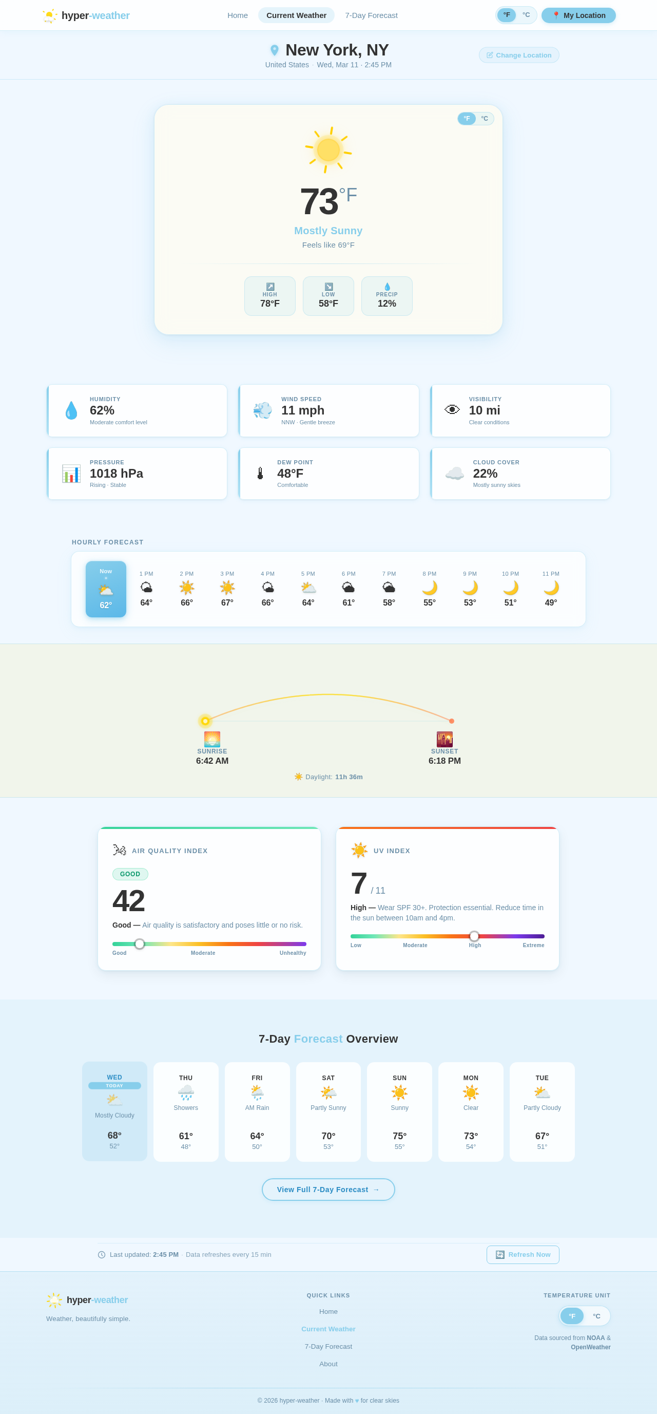 Current Weather design preview
