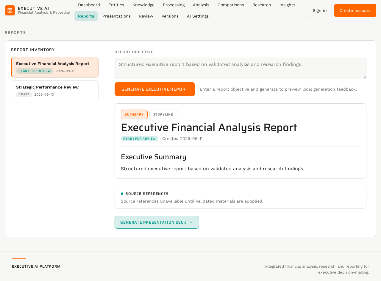 Reports design preview