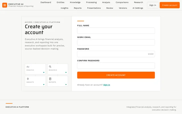 Sign Up