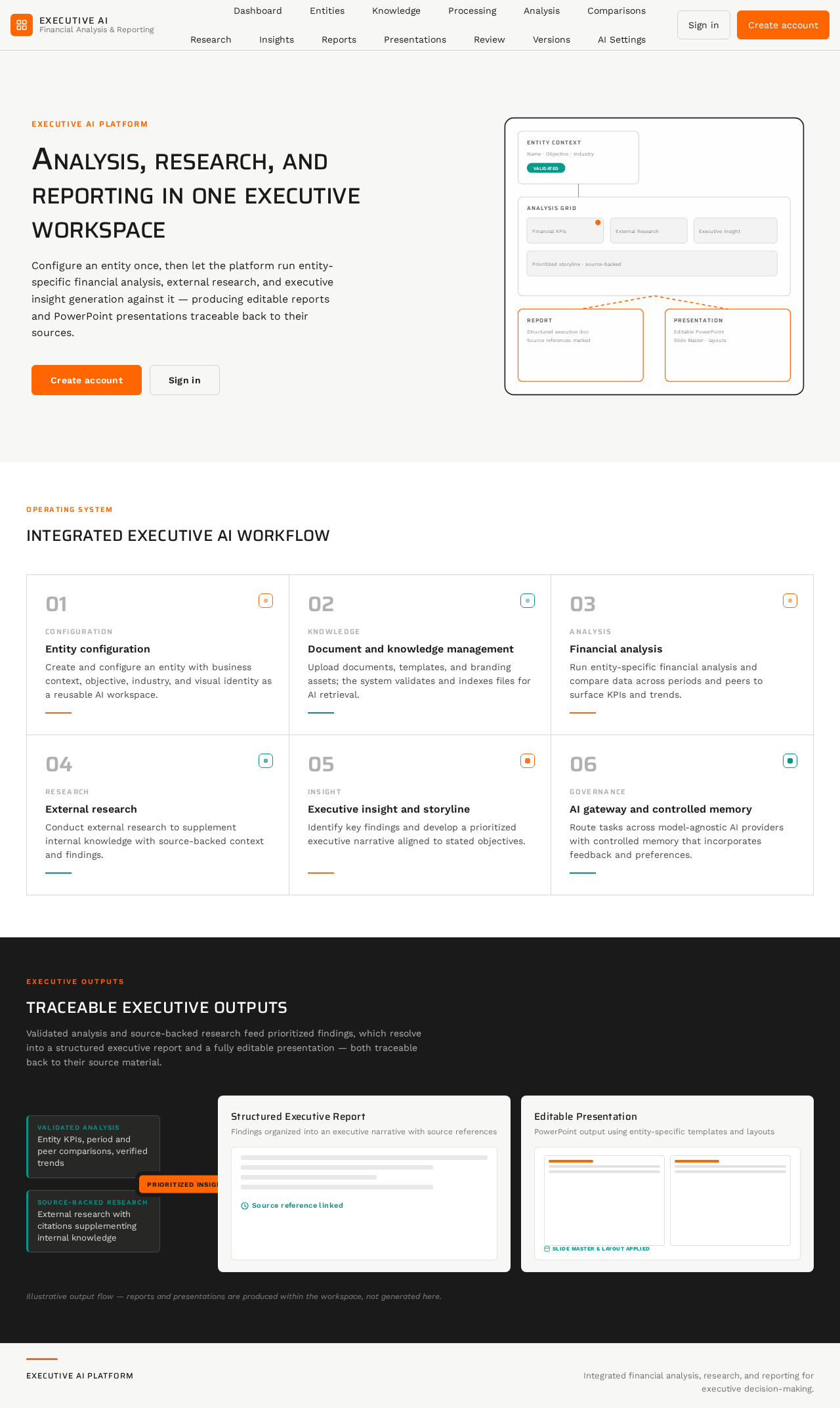 Landing design preview