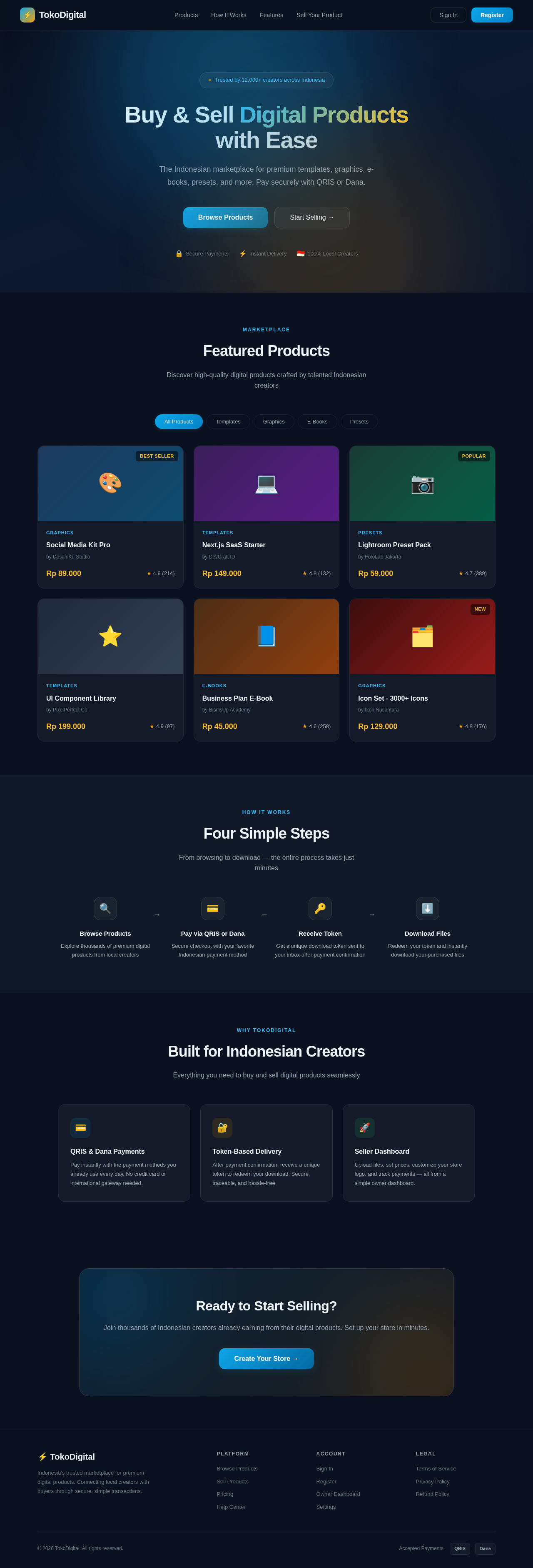 Landing design preview