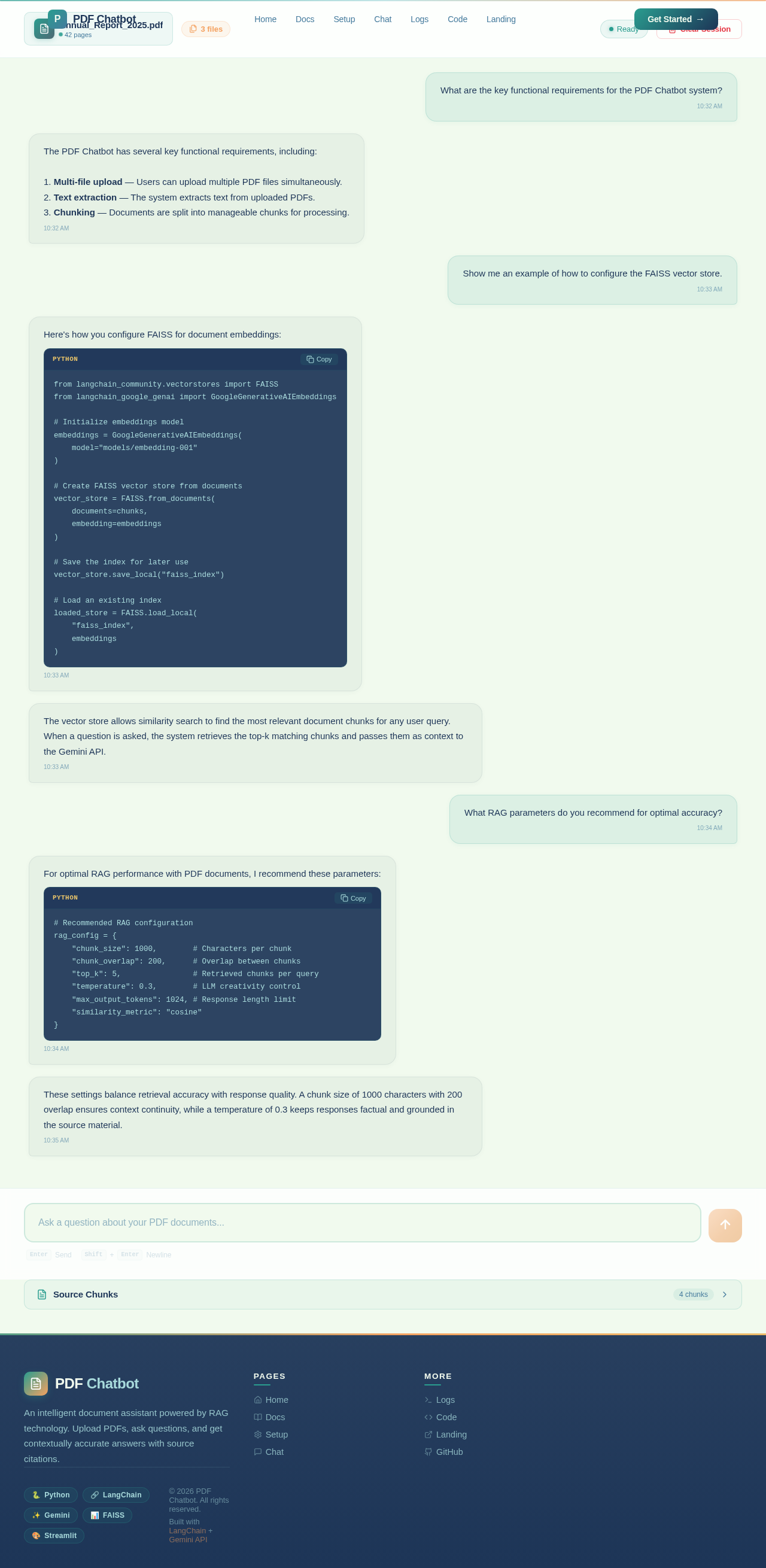 Chat design preview
