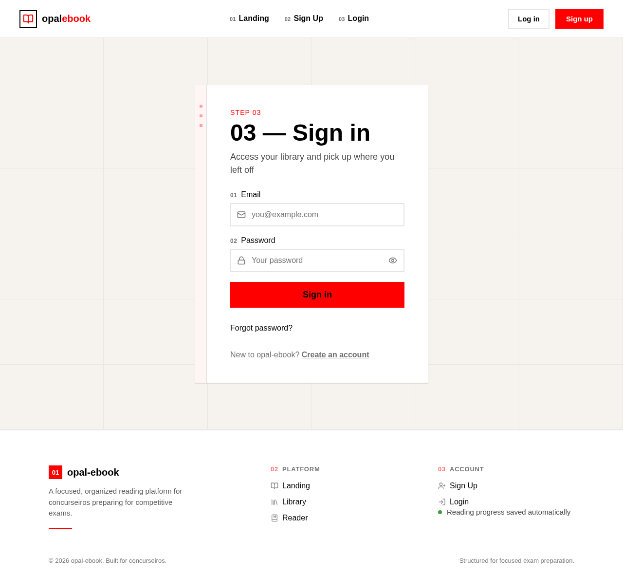Login design preview