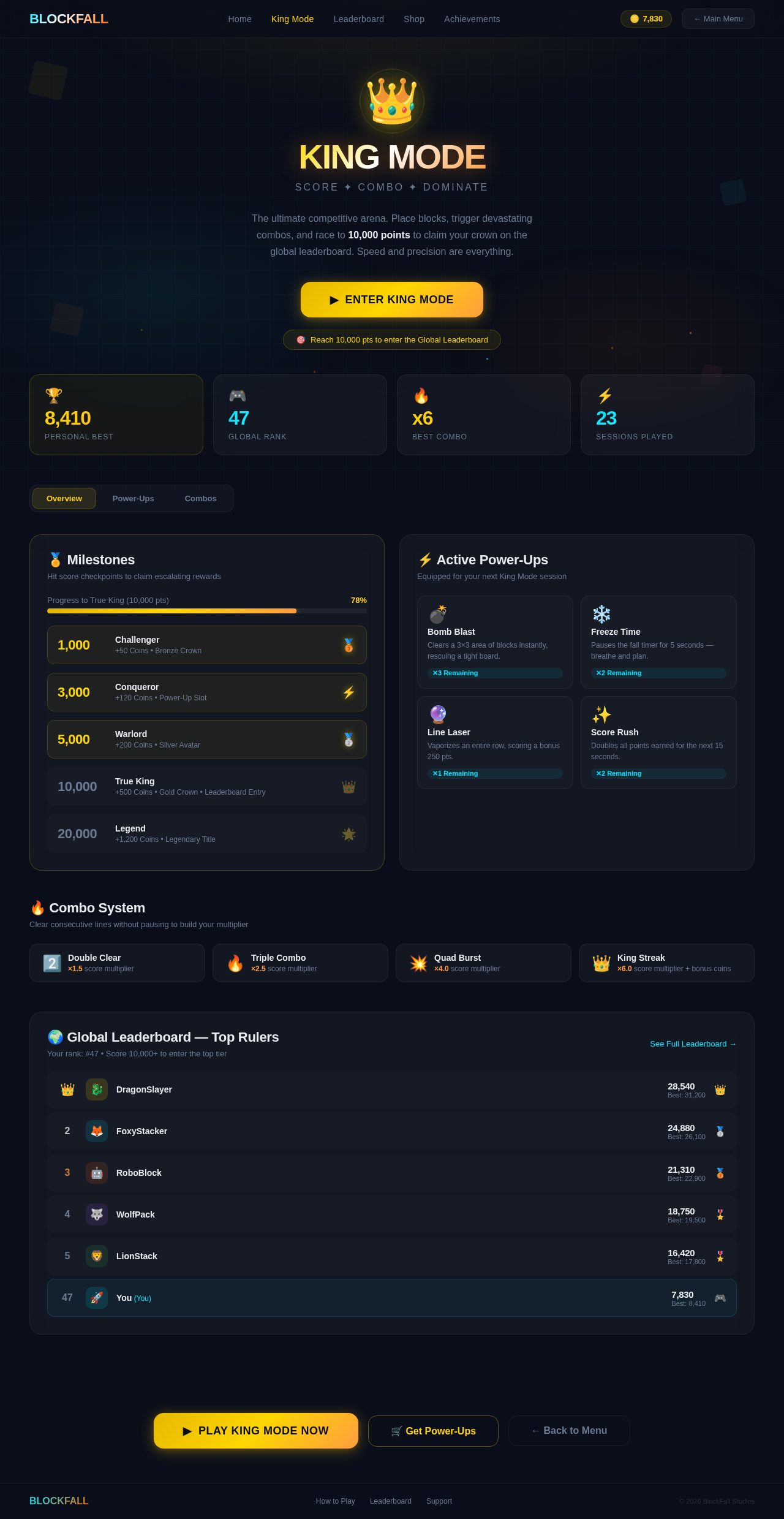 King Mode design preview