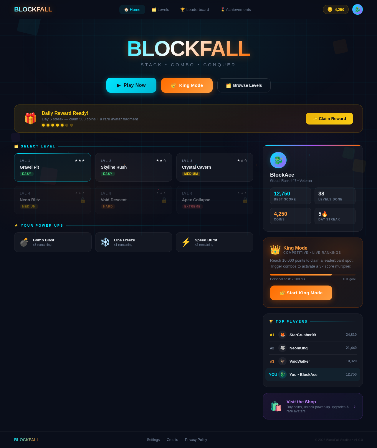 Main Menu design preview