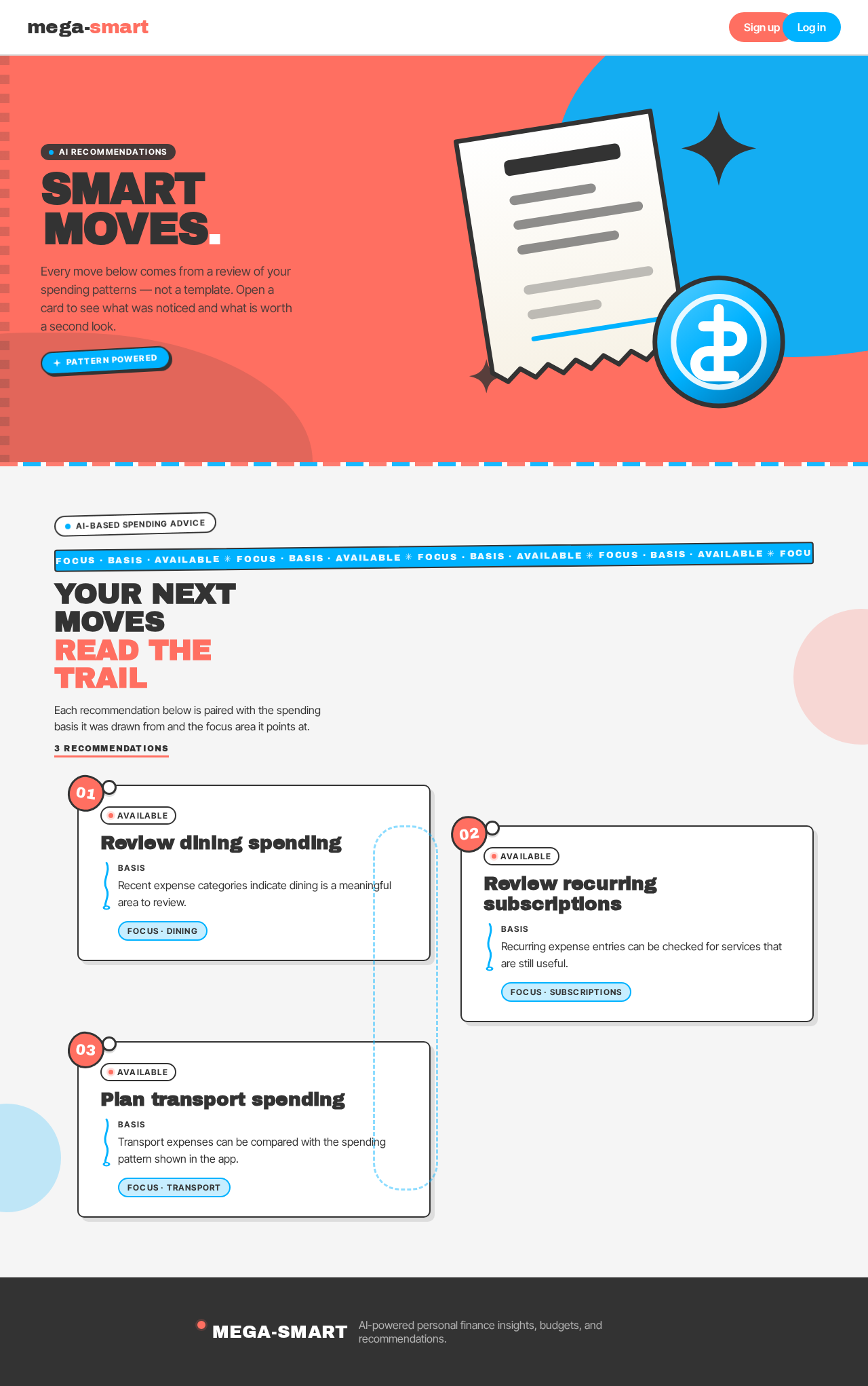 Recommendations design preview