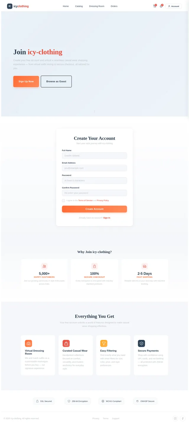 Signup