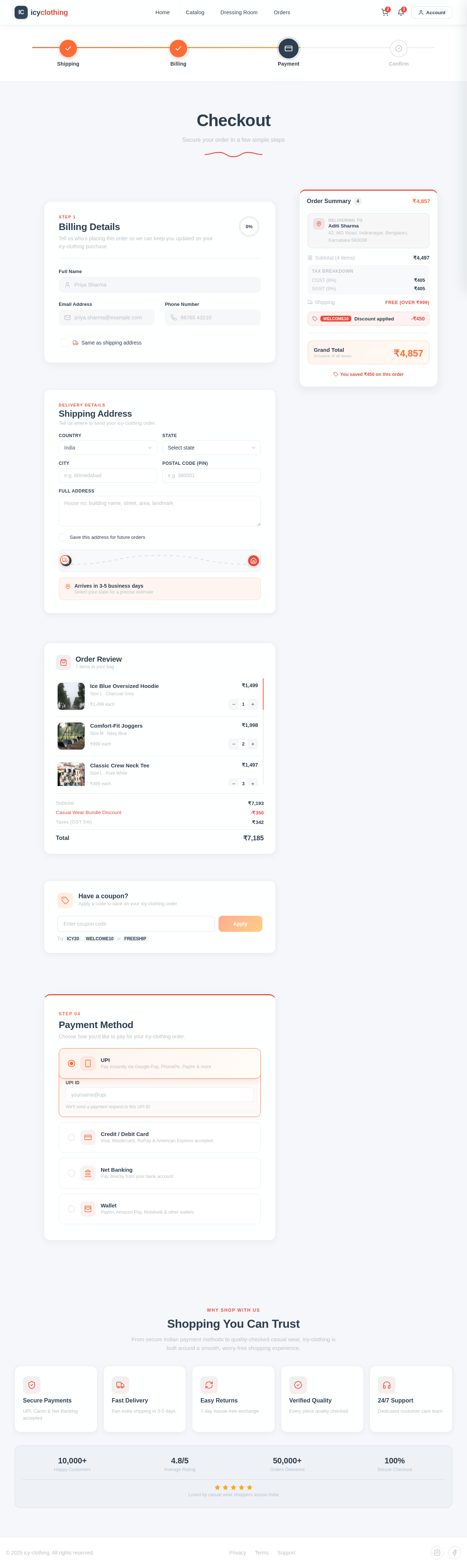 Checkout design preview