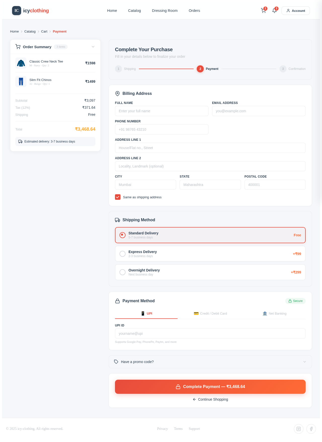 Payment design preview