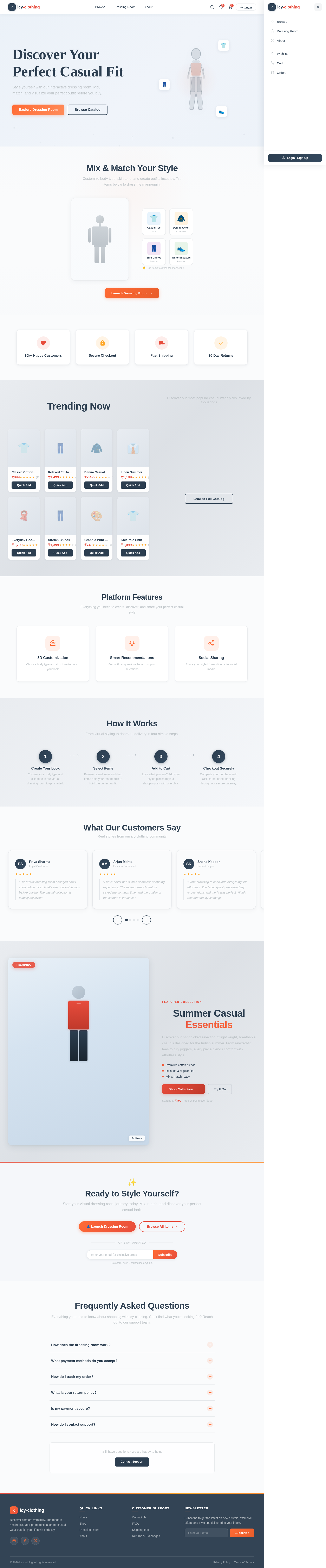 Landing design preview