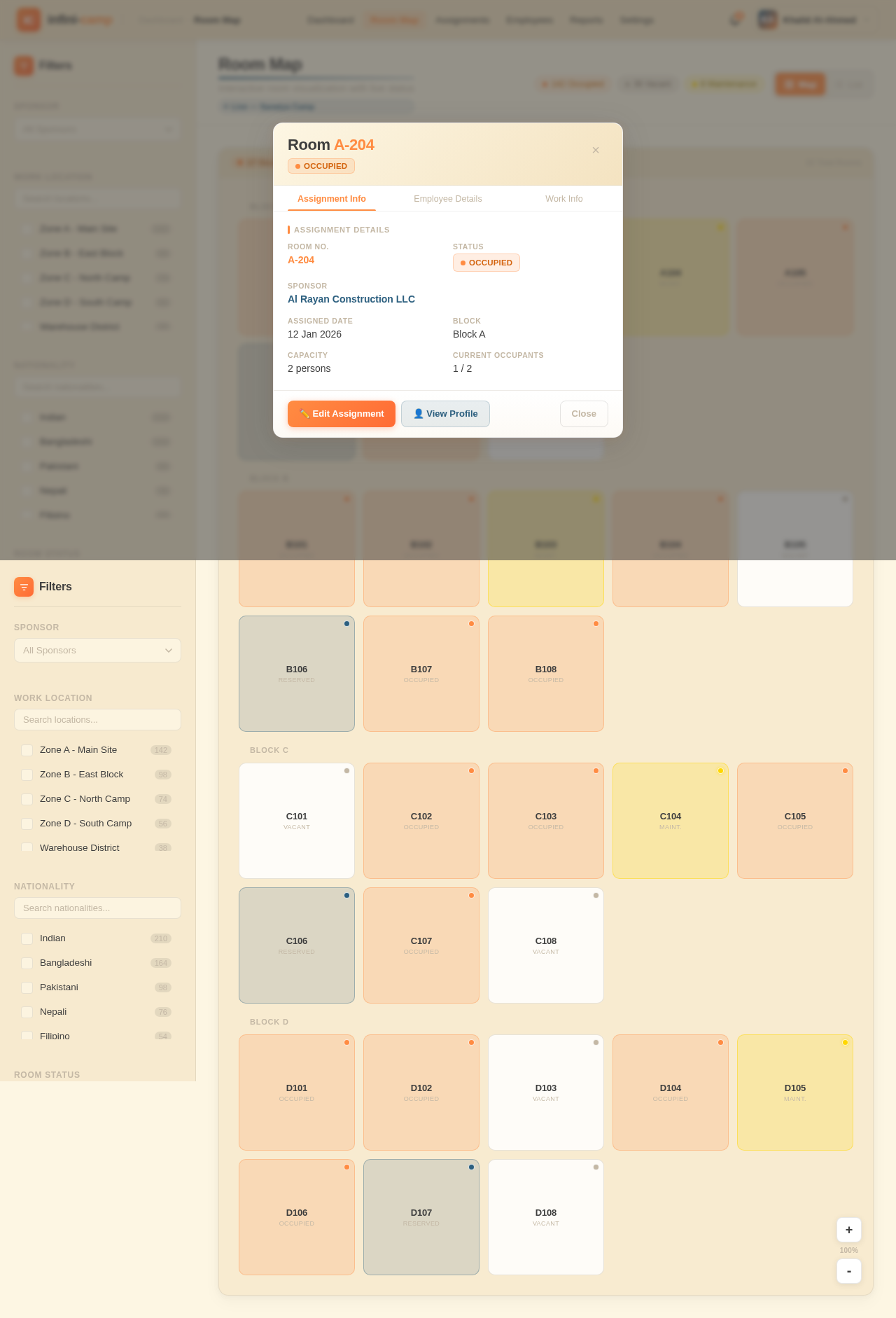 Room Map design preview
