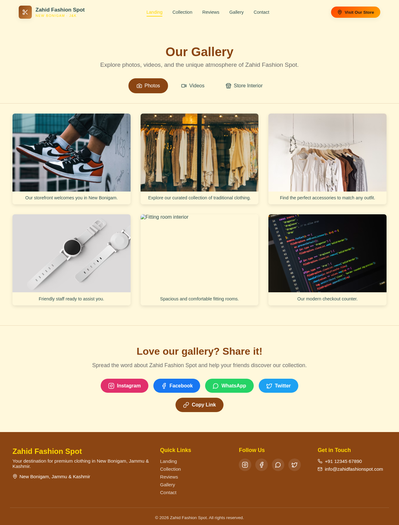 Gallery design preview