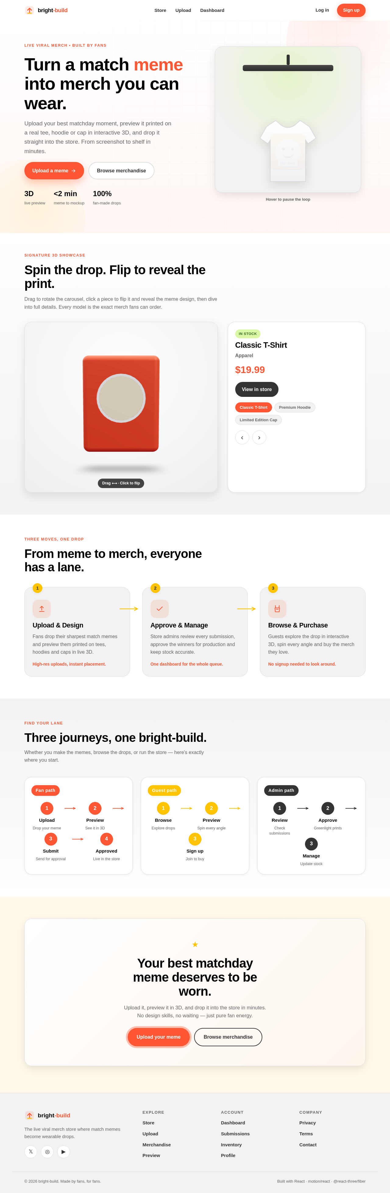 Landing design preview