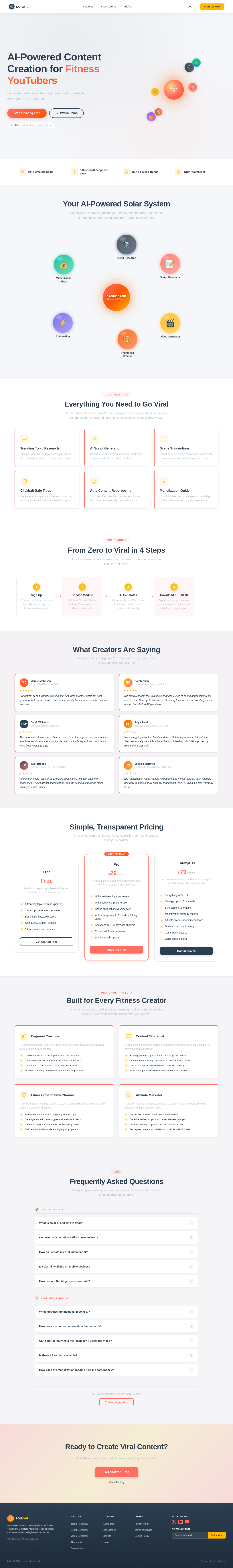 Landing design preview