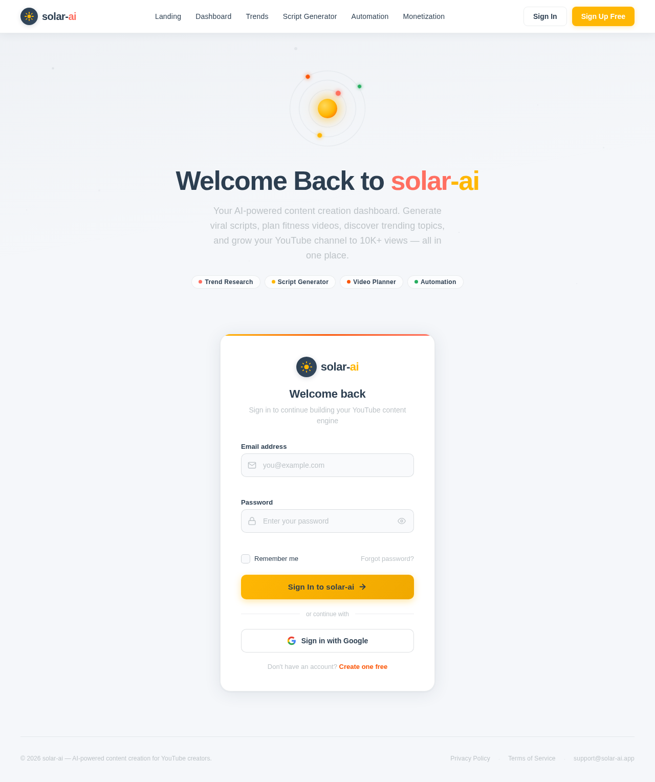 Login design preview