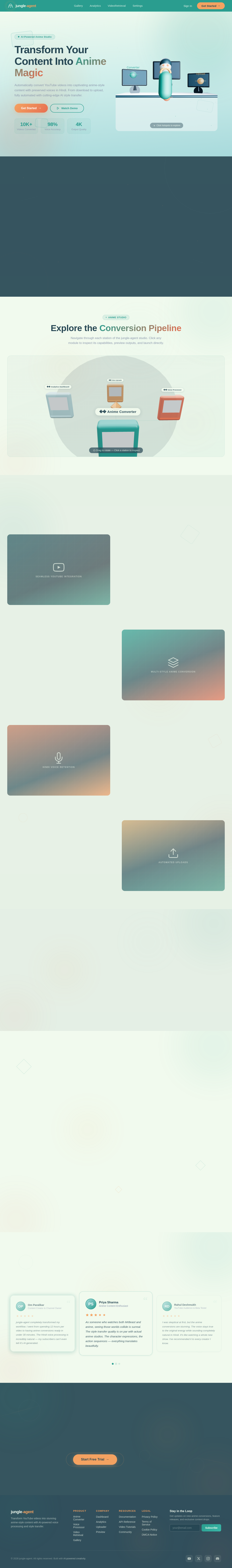 Landing design preview