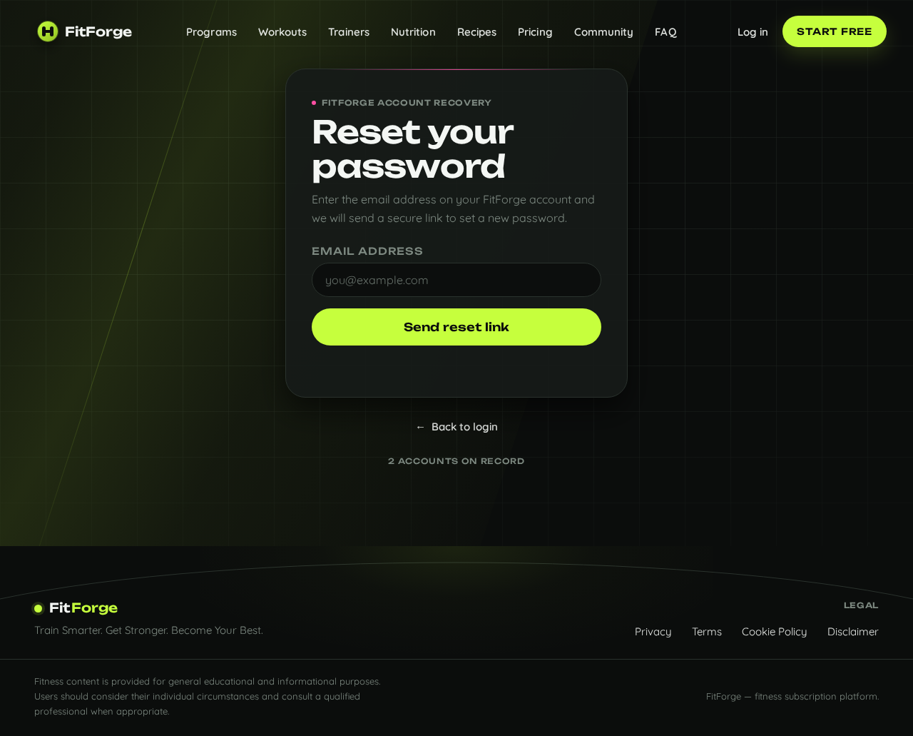forgot-password design preview