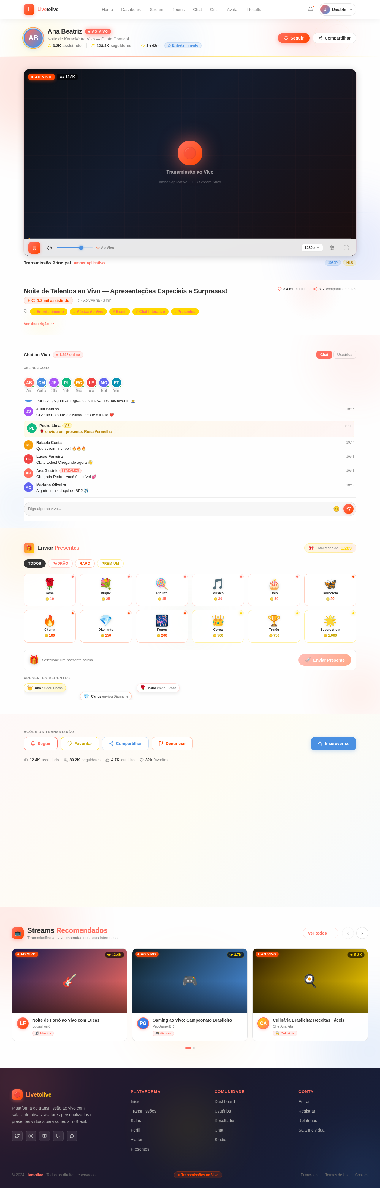 Stream design preview