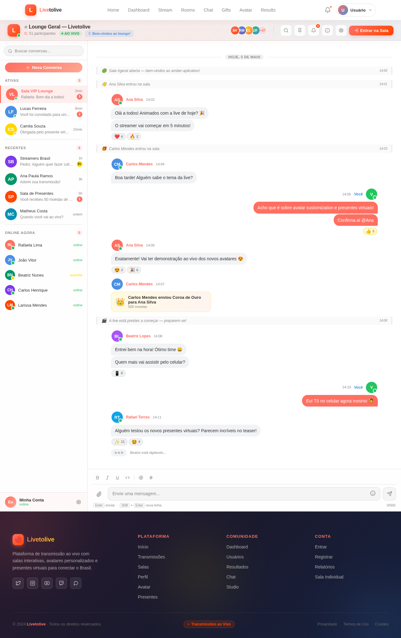Chat design preview