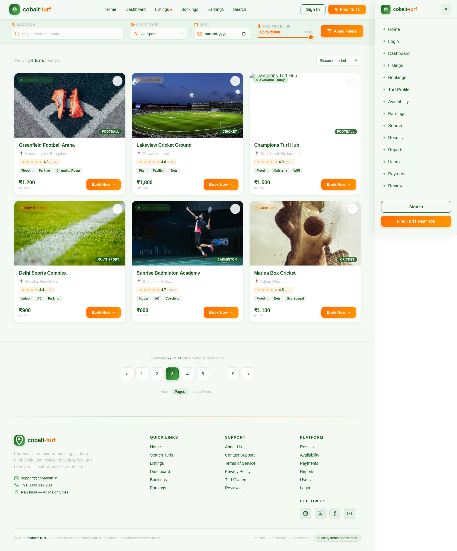 Listings design preview
