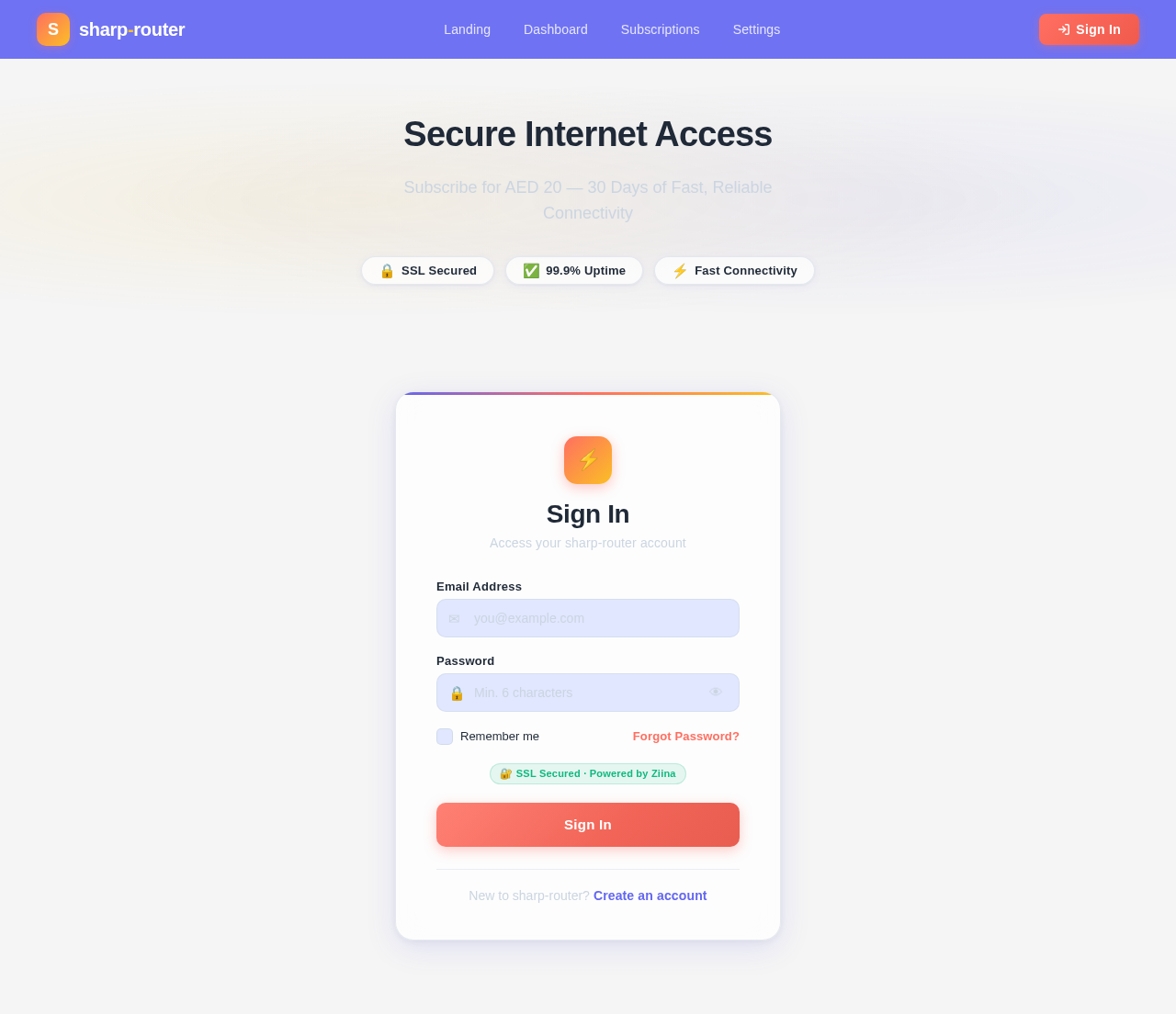 Login design preview