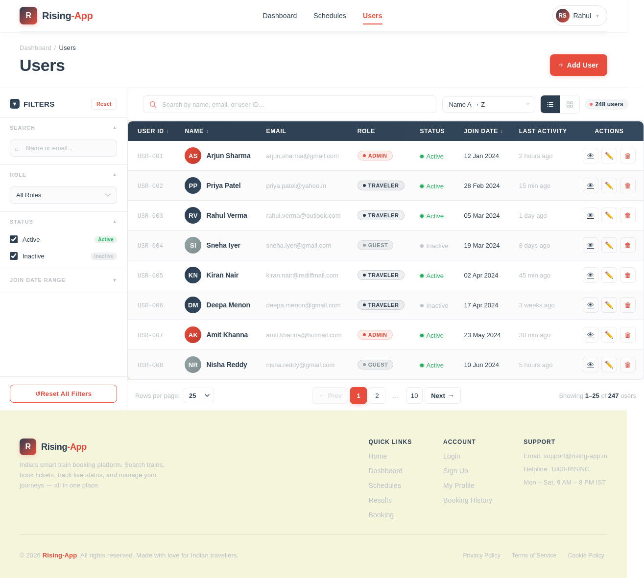 Users design preview