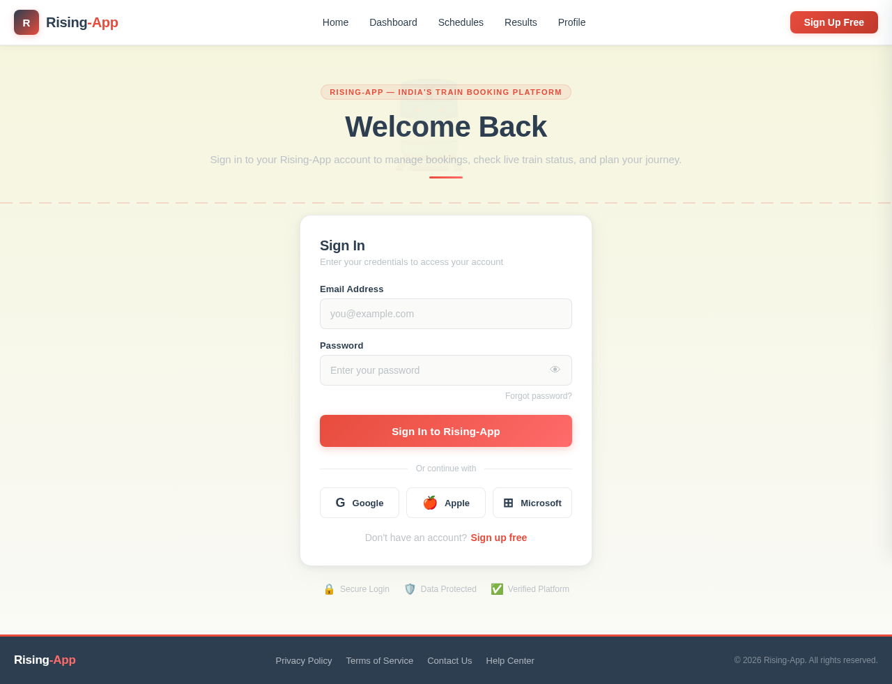 Login design preview