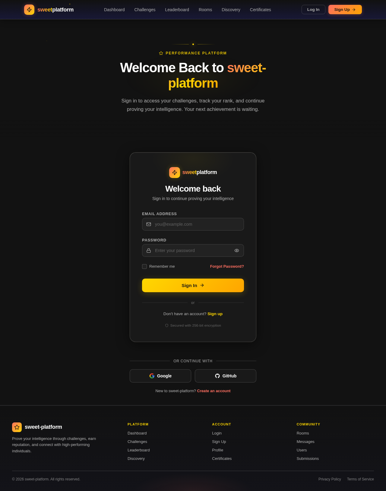 Login design preview