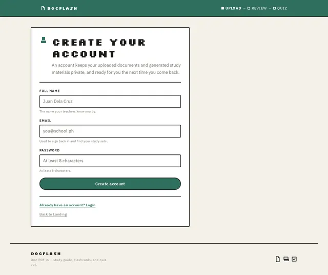 Sign Up