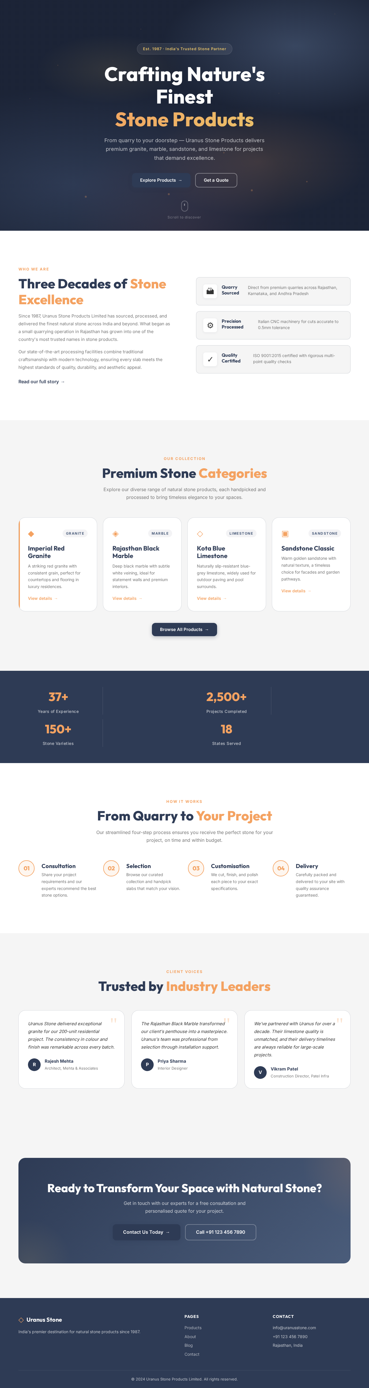 Landing design preview