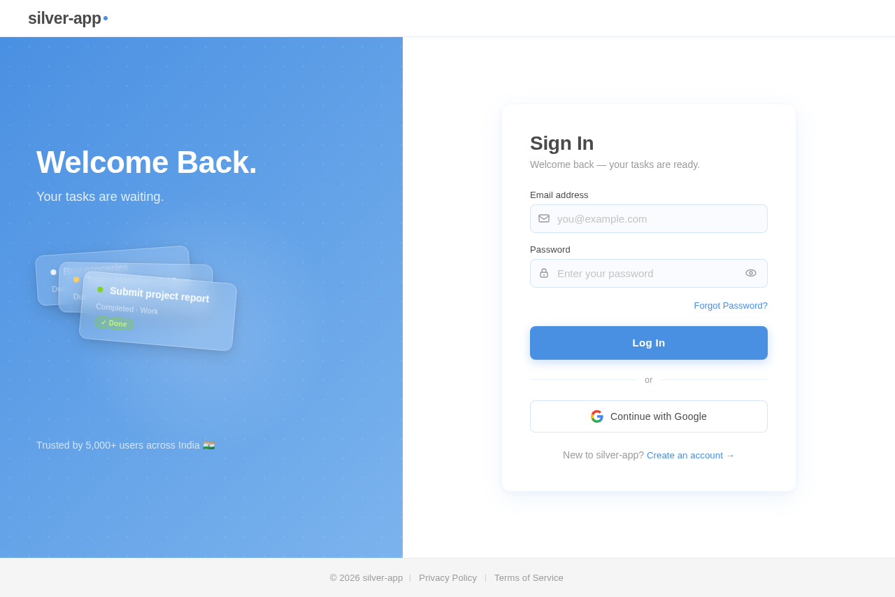 Login design preview