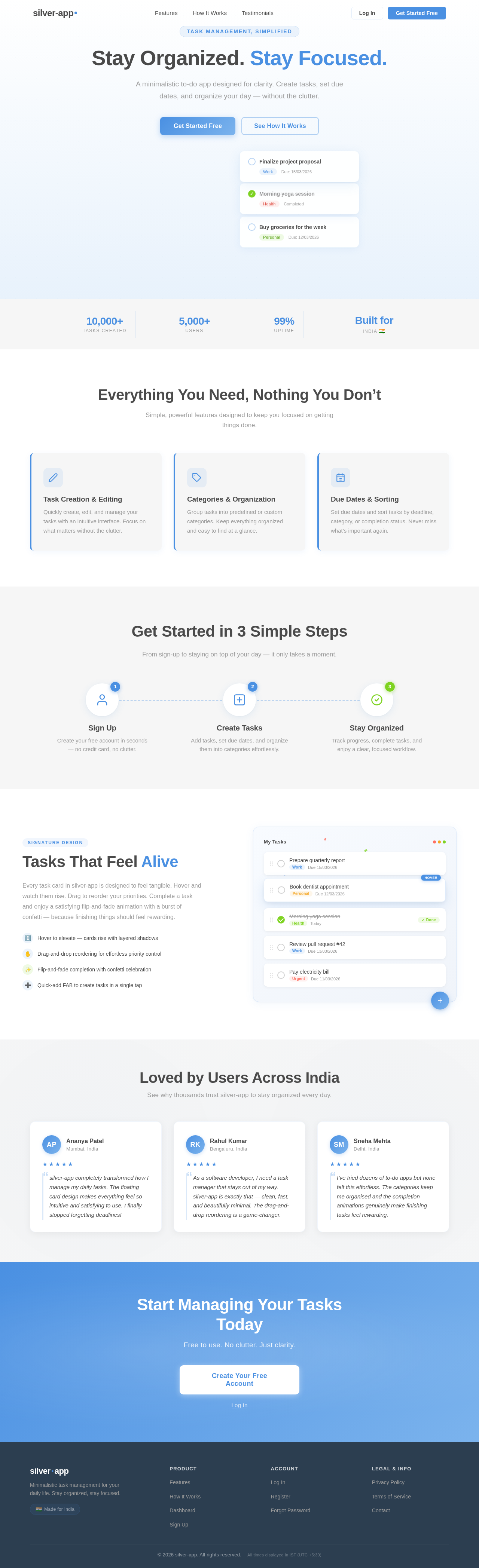 Landing design preview