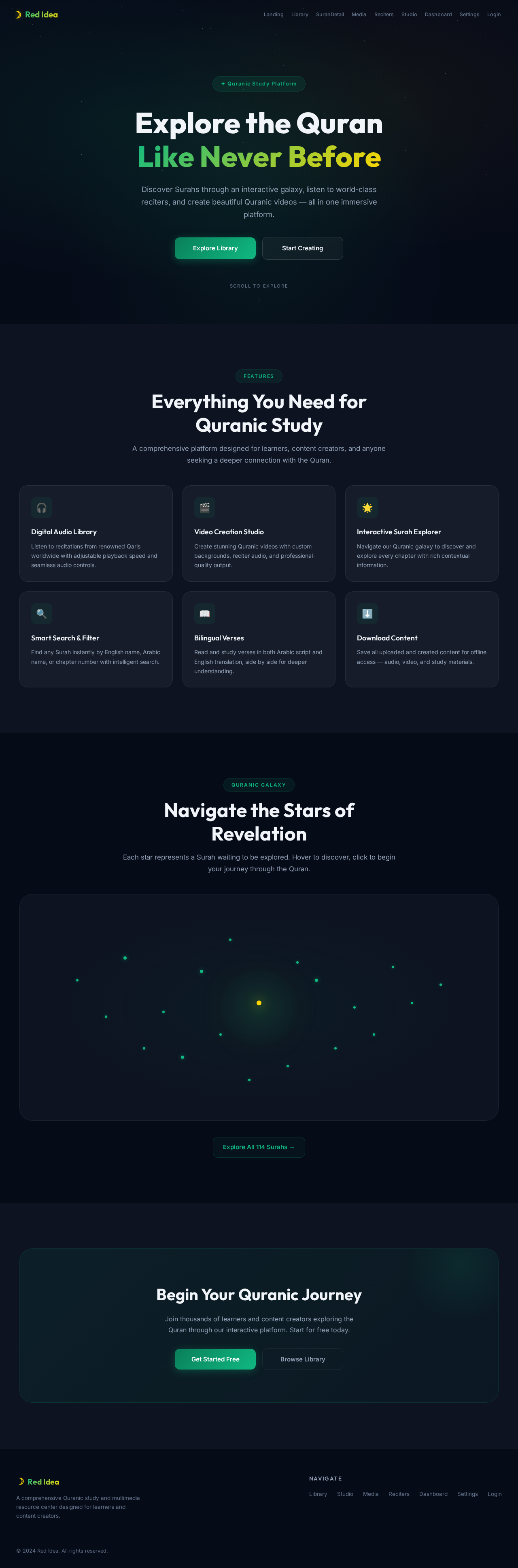 Landing design preview