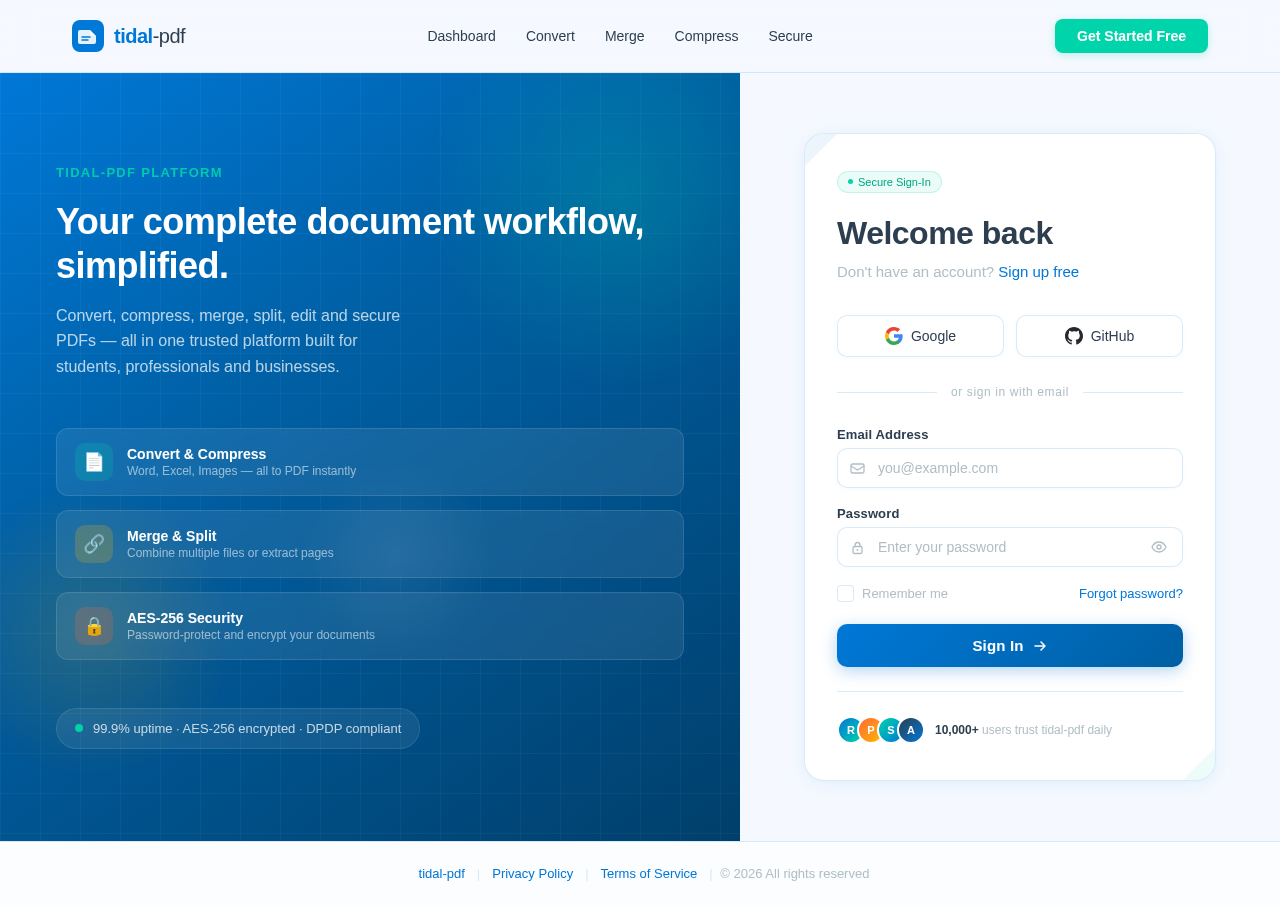 Login design preview