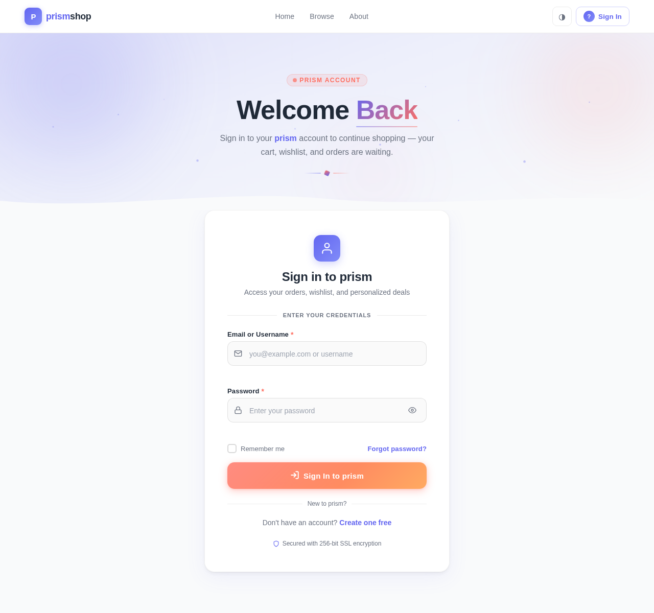 Login design preview