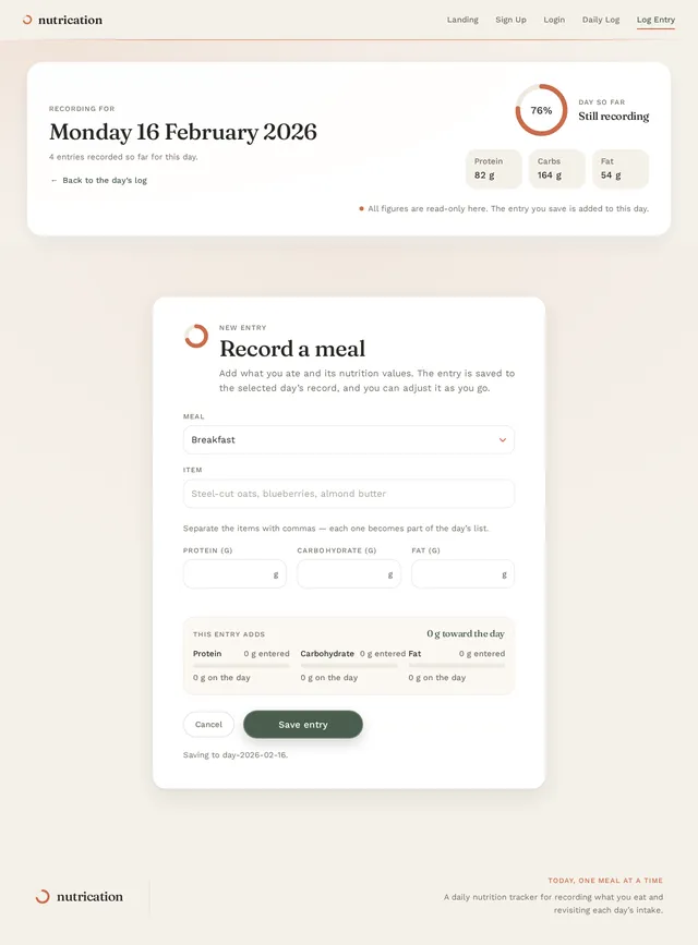 Log Entry