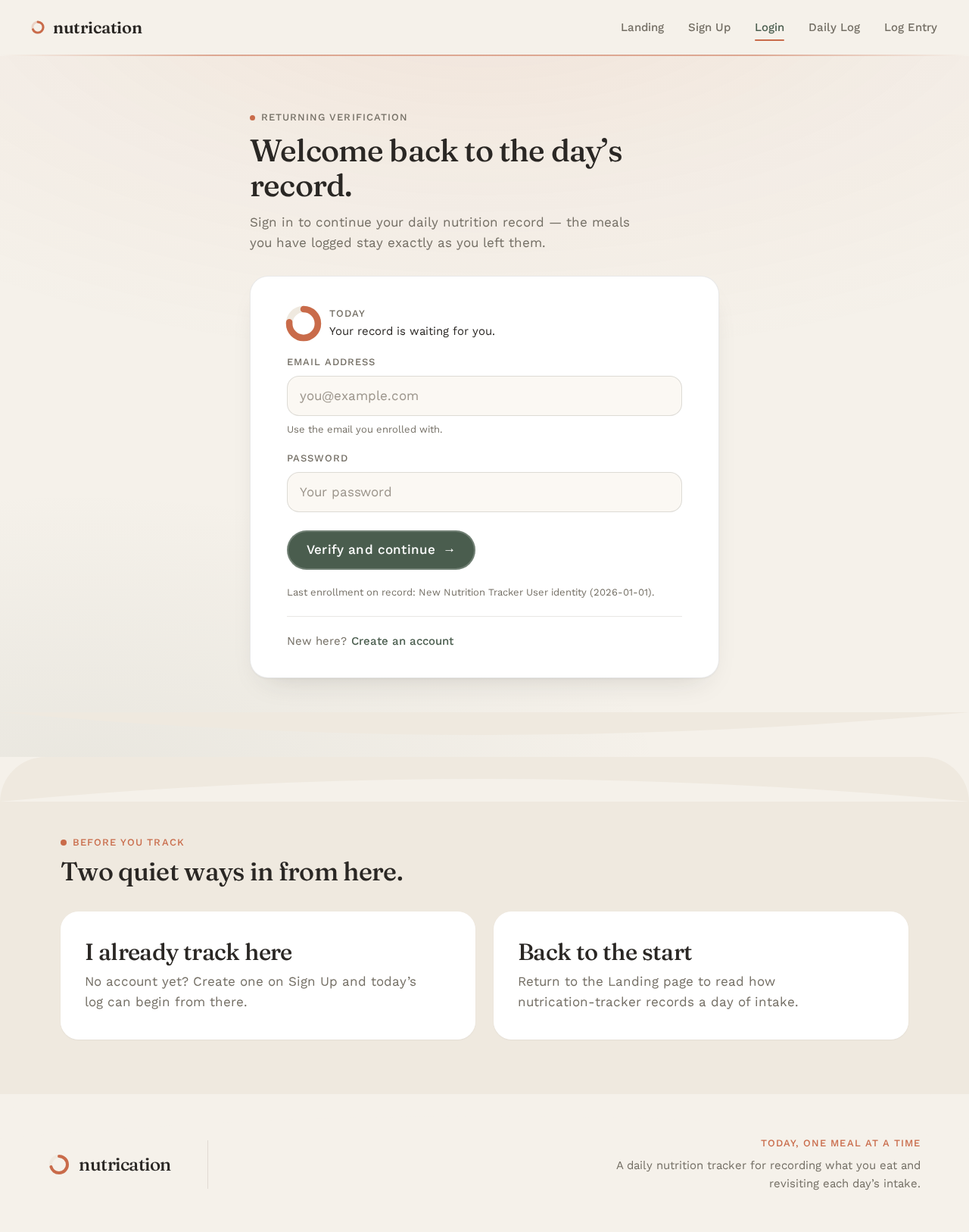 Login design preview
