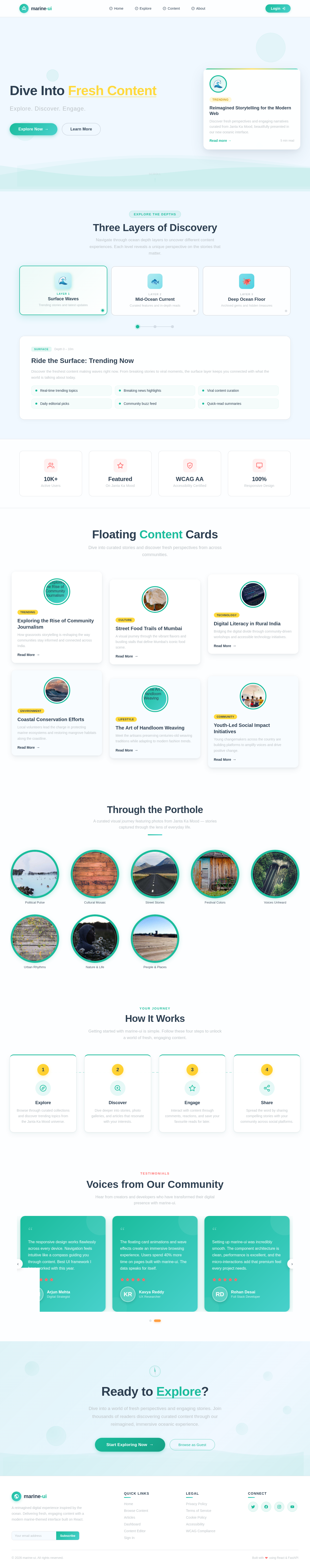 Landing design preview