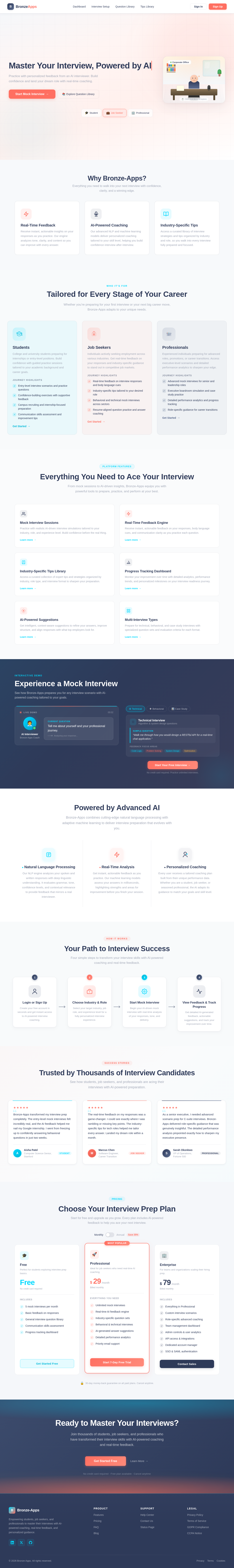 Landing design preview